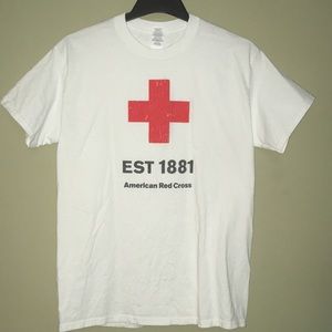 Mens American Red Cross T-Shirt